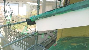 外壁塗装後の復旧作業４