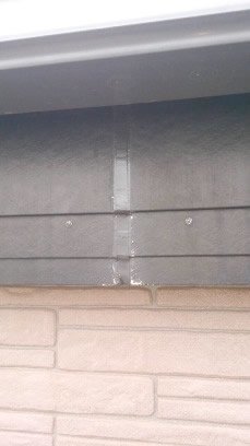 サイディング　外壁塗装　付帯部止水