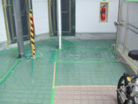 塗装工事前　養生