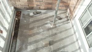 ベランダ床　防水２