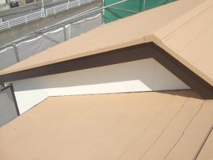 藤沢市　ガイナ塗装　屋根　完了