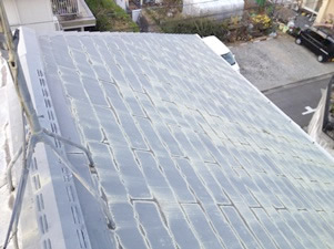 二宮町　スレート瓦屋根塗装