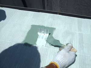 屋根　ガイナ塗装２