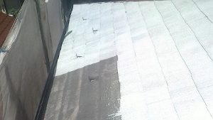 川崎市　屋根塗装　下塗り２