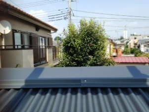 棟押さえ　固定　完了
