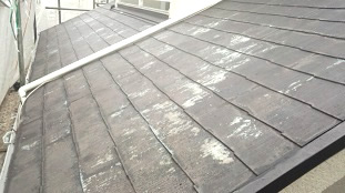 屋根遮熱塗装　洗浄４