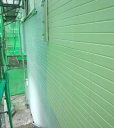 サイディング　外壁塗装　シリコン