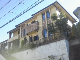 川崎市　多摩区　外壁モルタル塗装