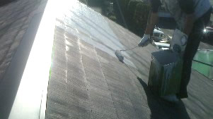 スレート瓦　屋根塗装２