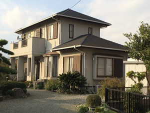 茅ヶ崎市　屋根塗装スレート瓦
