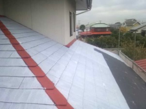屋根塗装　スレート瓦　造膜タイプ