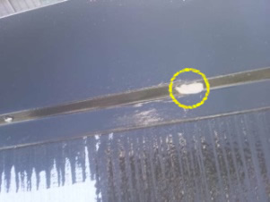棟押さえ　止水処理