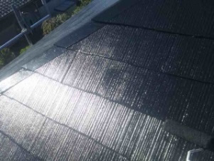 茅ヶ崎市　屋根　シリコン塗装２