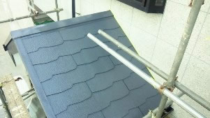屋根塗装　シリコン塗装　座間市４