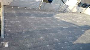 屋根塗装　シリコン塗装　高圧洗浄４