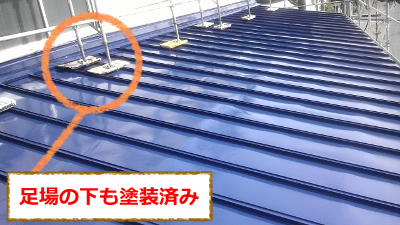 カラー鋼板　塗装仕上げ