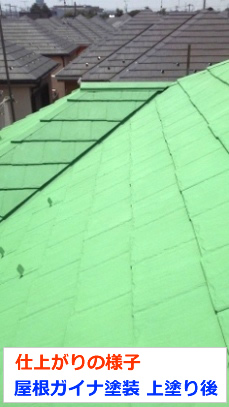 屋根塗装　ガイナ　完成