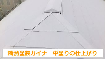 屋根塗装　ガイナ　仕上がり