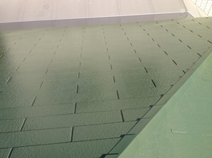 屋根塗装　上塗り３