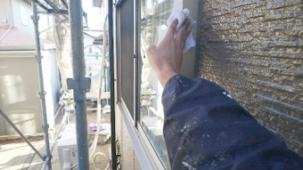 秦野市外壁塗装リフォーム　清掃
