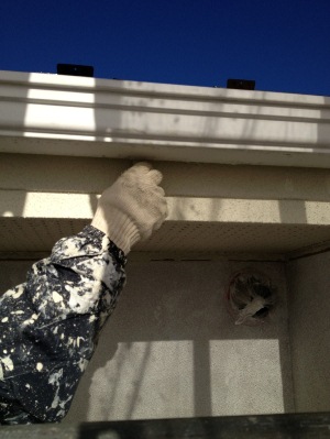 外壁塗装　破風板