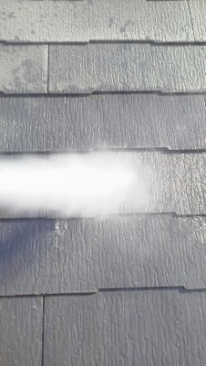 屋根　高圧洗浄１