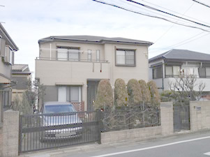 横浜市旭区　サイディング塗装　工事前