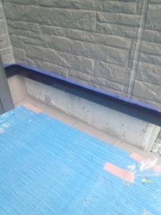 基礎水切り塗装