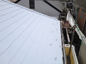 屋根塗装　ガイナの仕上がり写真