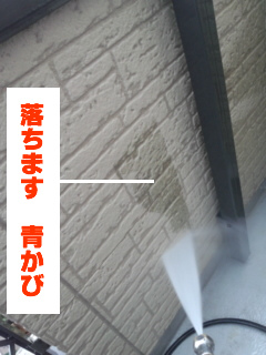 外壁の高圧洗浄