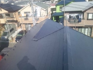 藤沢市　屋根塗装　仕上がり３