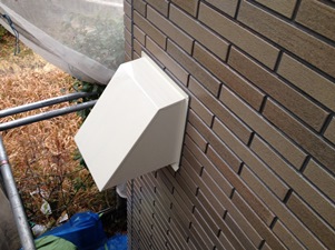 換気扇フード塗装